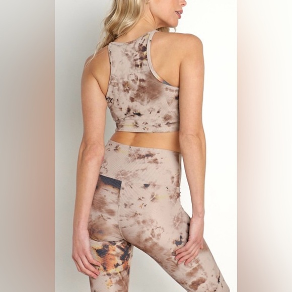 Beach Riot Anna Tank Taupe Tie Dye NWOT Size Medium - Picture 2 of 9